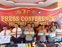 2 Kelompok Spesialis Pencurian Kendaraan Bermotor di Kota Bogor Ditangkap Polisi
