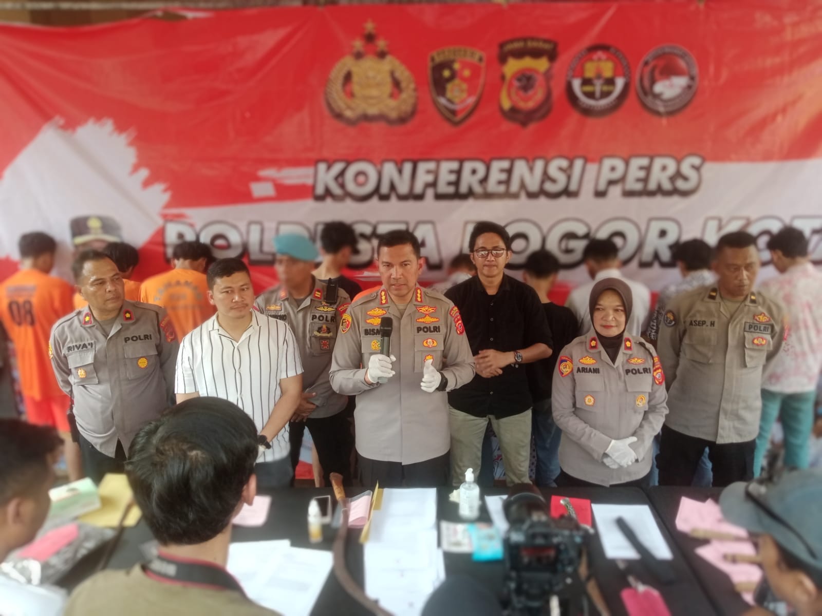 Satreskrim Polresta Bogor Kota Tangkap 11 Pelaku Tawuran