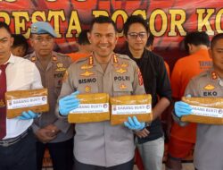 Satresnarkoba Polresta Bogor Kota Ungkap Kasus 11 Kilogram Ganja