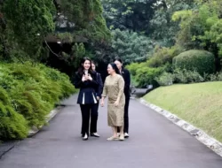 Potret Puan Maharani Ajak Ibu Negara Korsel Keliling Istana Batutulis