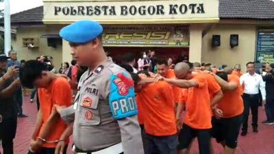 Satnarkoba Polresta Bogor Kota Amankan 25 Tersangka Kasus Narkoba