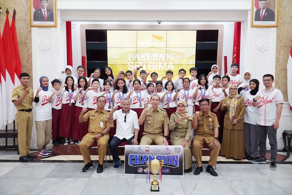 Tim basket SDN Polisi 4 Jadi Juara Nasional