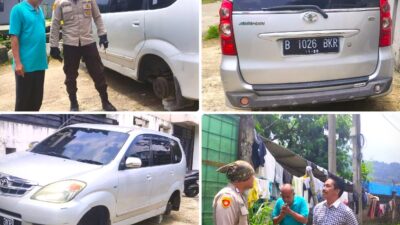 Berita Viral Pencurian Ban Mobil di Kampung Gadog, Ditindaklanjuti Polsek Ciawi