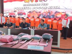 Tawuran Pelajar yang Mengakibatkan Satu Orang Meninggal Dunia Berhasil Diungkap Satreskrim Polresta Bogor Kota
