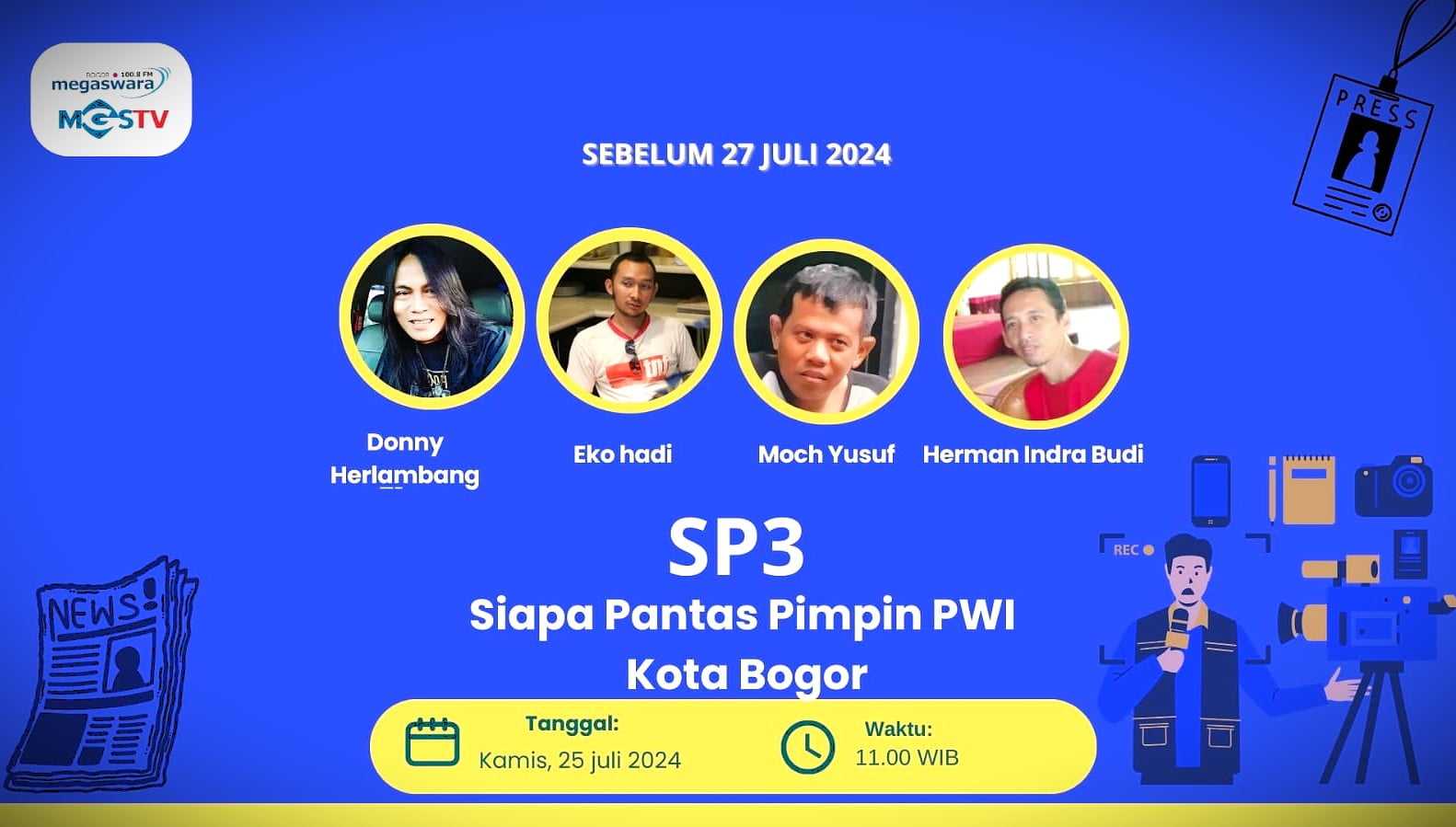 Masih Tanda Tanya hingga 27 Juli 2024, Siapa Pantas Pimpin PWI Kota Bogor? 1 PWI