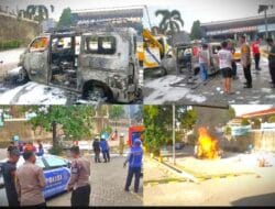 1 Unit Ambulans Kebakaran di Rest Area, Polsek Gunung Putri Cepat Turun Tangan