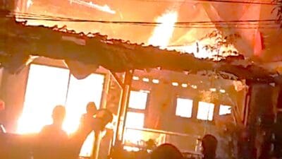 Kebakaran di Kebon Kopi Bogor, 3 Unit Rumah Hangus Terbakar