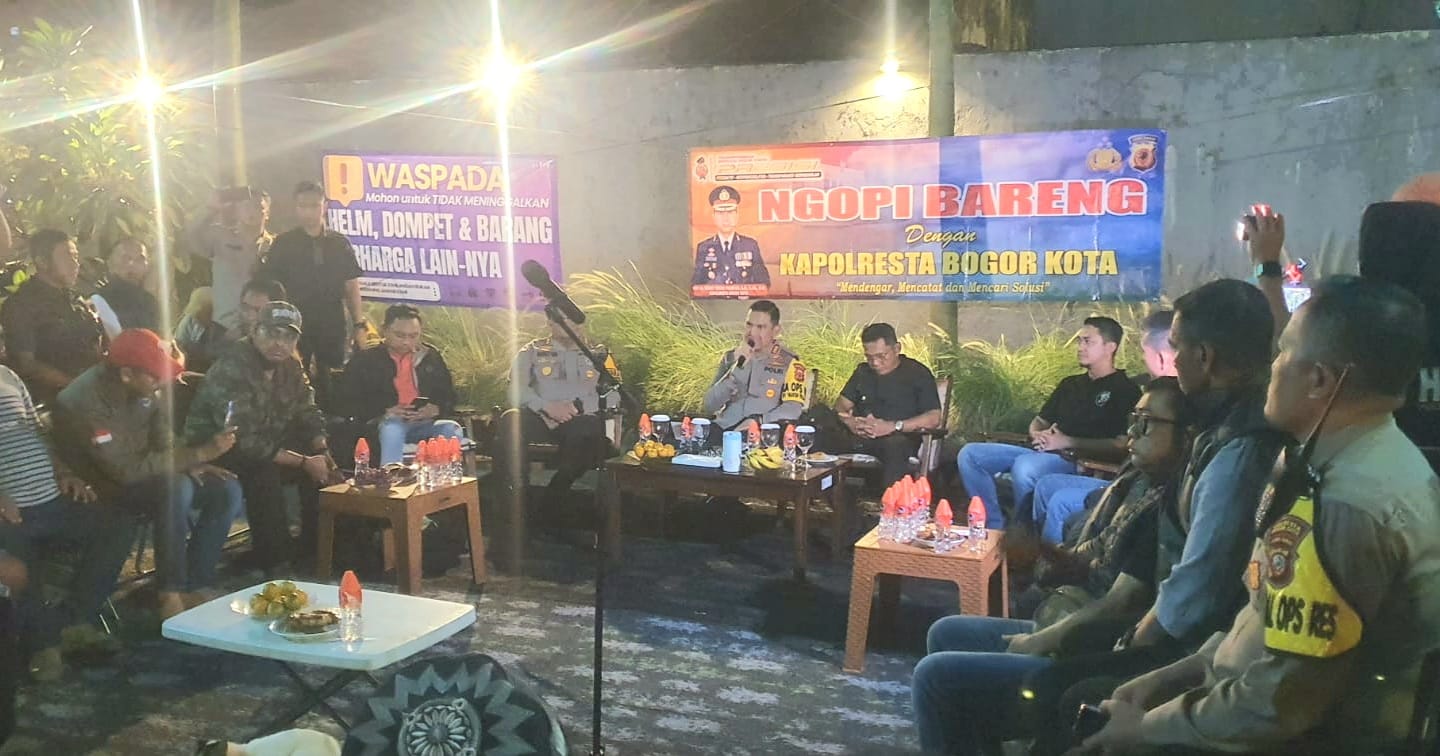 Ngopi Bareng Kapolresta Bogor