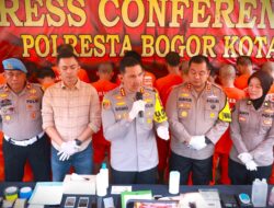 Polresta Bogor Kota Tangkap Puluhan Residivis Narkotika dan Peracik Tembakau Sintetis