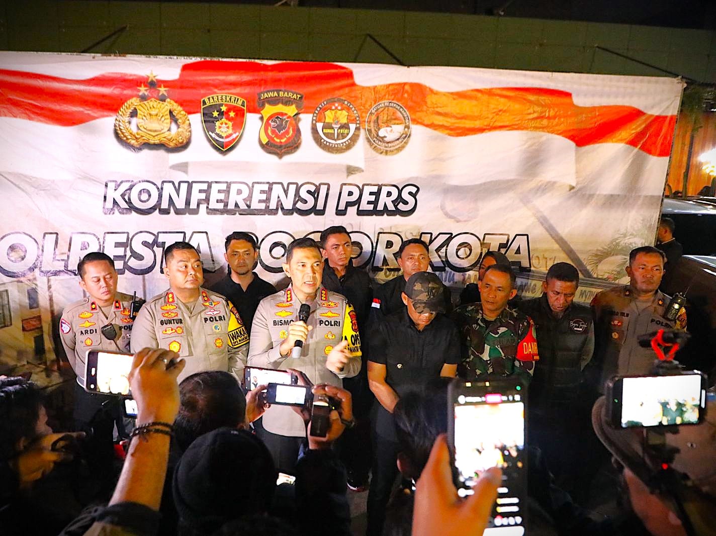 Ungkap Kasus Premanisme di Pasar Tumpah Merdeka, Polresta Bogor Kota Amankan 9 Pelaku