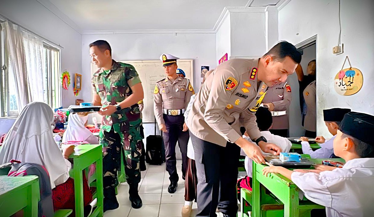 Kapolresta Bogor Kota bersama Dandim 0606 Kota Bogor