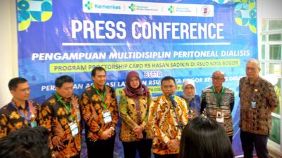 Permudah Pelayanan, RSUD Kota Bogor Resmikan Pengampuan CAPD dan Aplikasi Digital KarDEX