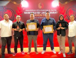 Bawaslu Kota Bogor Raih 2 Penghargaan pada Anugerah Kehumasan dan Datin Bawaslu Se-Jawa Barat 2024