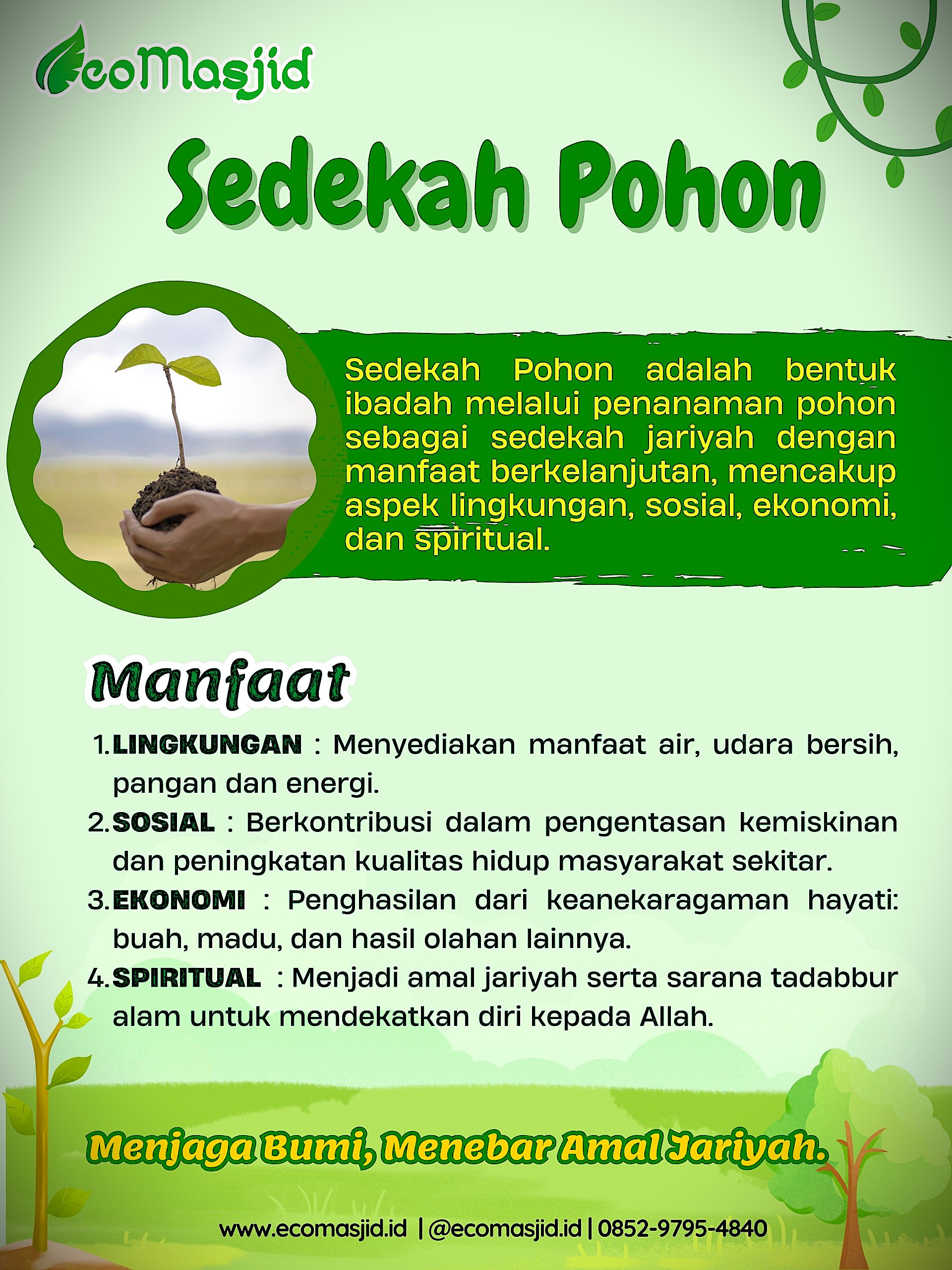 Bersama Ustaz Abdul Somad, Majelis Azzikra dan Wakil Ketua DPRD Kabupaten Bogor, EcoMasjid Luncurkan Program Sedekah Pohon 2 2 Bersama Ustaz Abdul Somad Majelis Azzikra dan Wakil Ketua DPRD Kabupaten Bogor EcoMasjid Luncurkan Program Sedekah Pohon