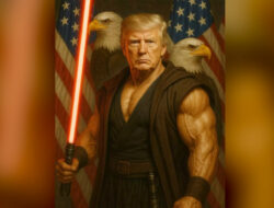 Gedung Putih Dikecam Usai Unggah Gambar AI Trump ala Sith
