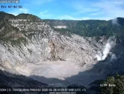 Aktivitas Gunung Tangkuban Parahu Meningkat, Warga Diminta Waspada