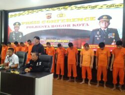 Dalam Sebulan, Satreskrim Polresta Bogor Kota Bekuk 12 Pelaku Pencurian Bermotor