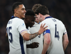 Inggris Bungkam Wales 3-0 di Laga Uji Coba di Wembley