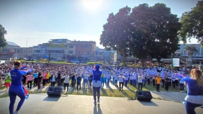 Senam Sehat Wartawan PWI Kota Bogor