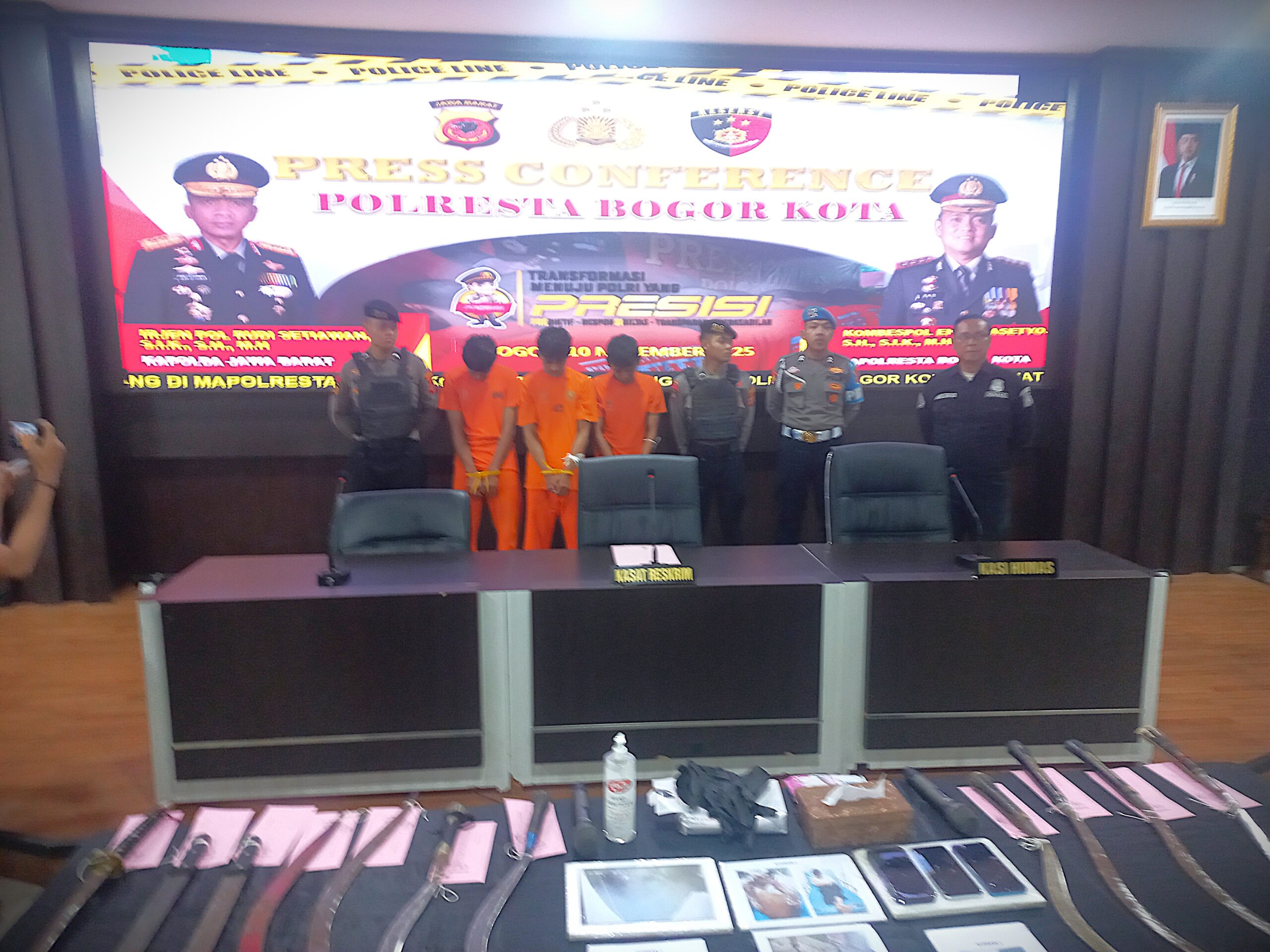 10 Pelaku Tawuran di Bogor Ditangkap Polisi Satu Korban Kritis Ini Kronologisnya 2 scaled
