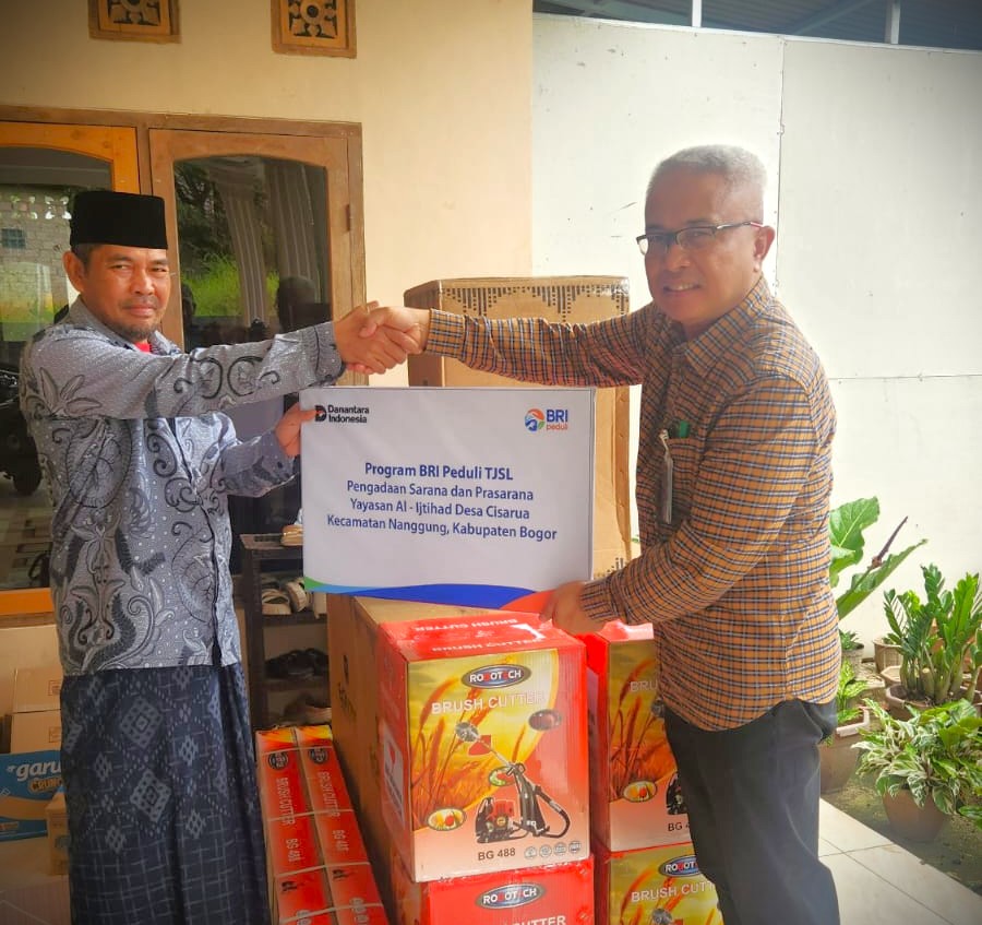 BRI Bogor Pajajaran Salurkan Bantuan TJSL untuk Yayasan Al-Ijtihad 2 BRI Bogor Pajajaran Salurkan Bantuan TJSL untuk Yayasan Al Ijtihad 2