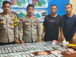 Polsek Ciomas Amankan 3300 Obat Berbahaya, Pelaku Kabur Terjun Ke Sungai