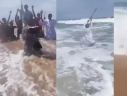 Pria Ghana Viral Usai Klaim Lakukan “Mukjizat Nabi Musa”, Aksinya Gagal dan Tersapu Ombak
