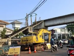 JPO Paledang Dibongkar, Pejalan Kaki di Stasiun Bogor Akan Gunakan Perlintasan Sebidang