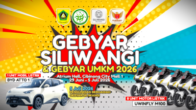 Gebyar Siliwangi & Gebyar UMKM 2026 Berhadiah Mobil Listrik Digelar di Cibinong City Mall, 43 UMKM Bogor Berpeluang Masuk 70 Gerai Siliwangi