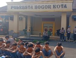 Diduga Akan Tawuran, Pelajar SMK Tri Dharma Diamankan Polresta Bogor Kota