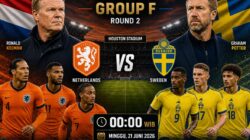 Duel Van Dijk vs Isak Jadi Sorotan, Belanda Tantang Pemuncak Grup Swedia