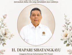 Dunia Pers Nasional Berduka, Tokoh Senior PWI H. Diapari Sibatangkayu Tutup Usia