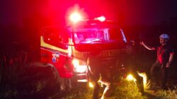 Alang-alang di Gunung Wangun Bogor Selatan Terbakar