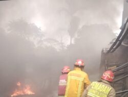 Gudang Sparepart Motor di Tajurhalang Hangus Terbakar, Kerugian Ditaksir Rp500 Juta