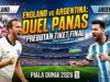 Inggris vs Argentina di Semifinal Piala Dunia 2026: Duel Rival Abadi Perebutkan Tiket ke Final