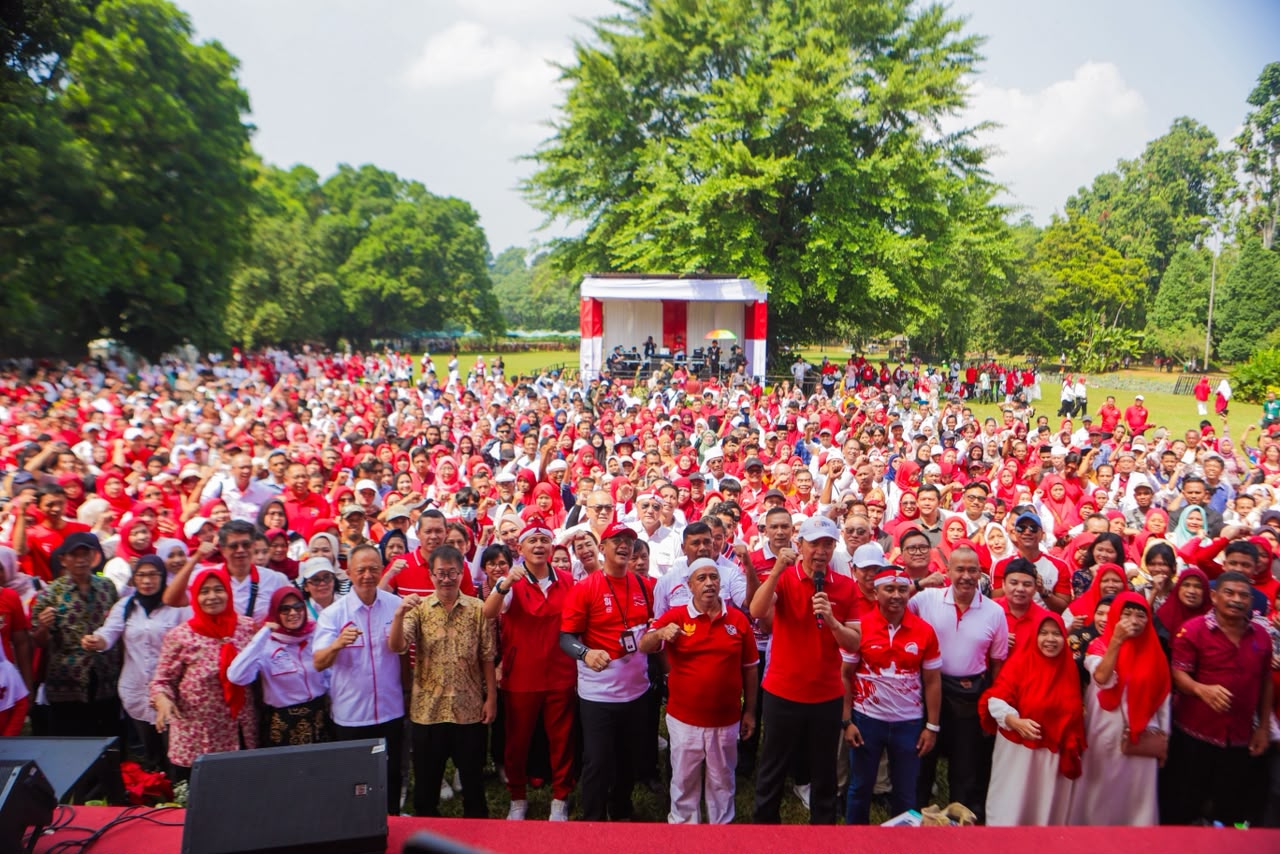 Ribuan Warga Tumpah Ruah di Jamuan Rakyat Istana Bogor