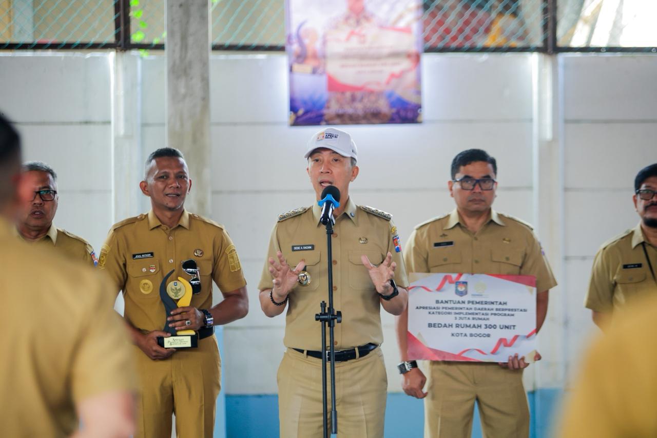 300 Rumah Warga Kota Bogor Dapat Bantuan Bedah Rumah