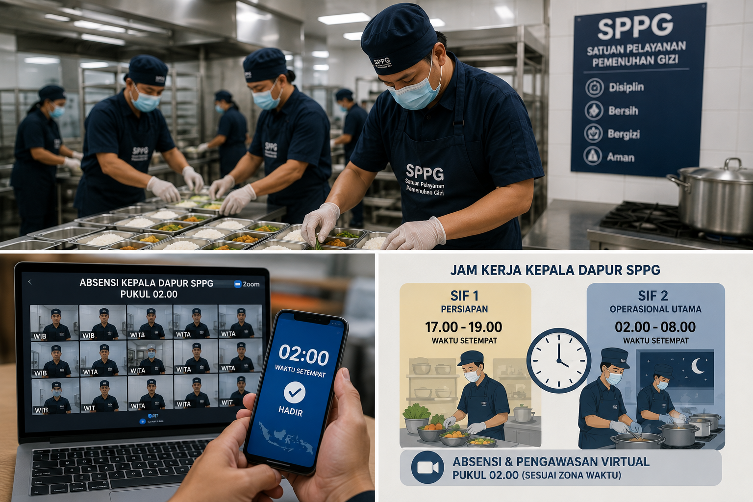 Kepala Dapur SPPG Kini Wajib Siaga Mulai Pukul 02.00