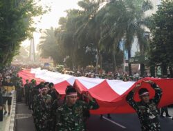 5 Bendera Merah Putih Raksasa Diarak Ribuan Warga di Kota Bogor, FMP 2026 Kobarkan Semangat Pancasila