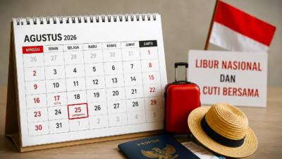 25 Agustus 2026 Tanggal Merah, Libur Apa? Ini Aturan Cuti Bersama