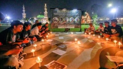 Jurnalis Bogor Gelar Doa untuk Rekan Hilang di Krakatau