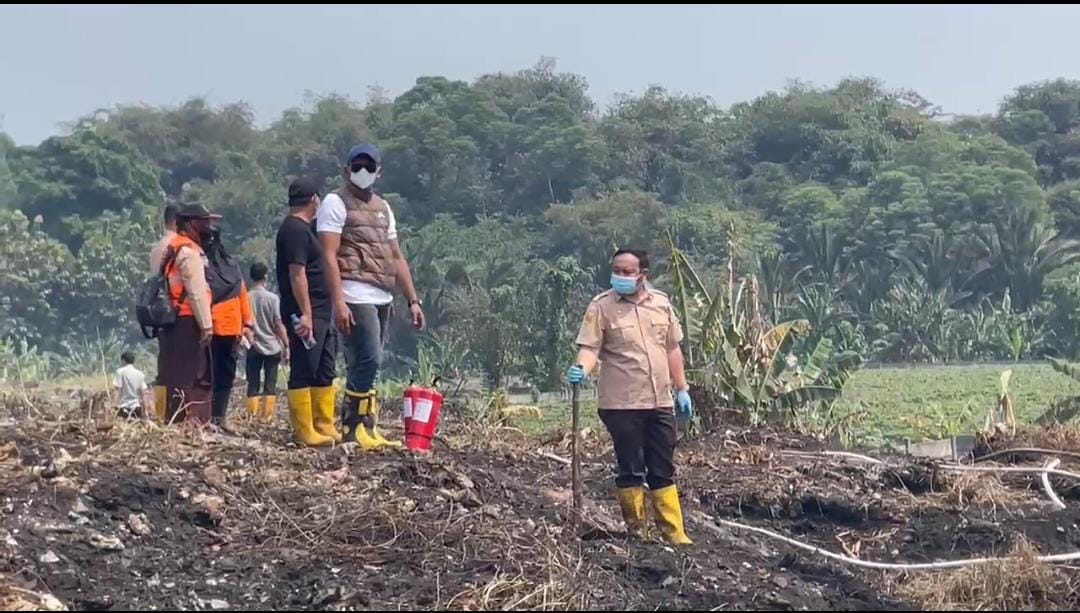 TPA Galuga Hari Kedelapan, Api Tersisa 0,48 Hektare 1 TPA Galuga Hari Kedelapan, Api Tersisa 0,48 Hektare