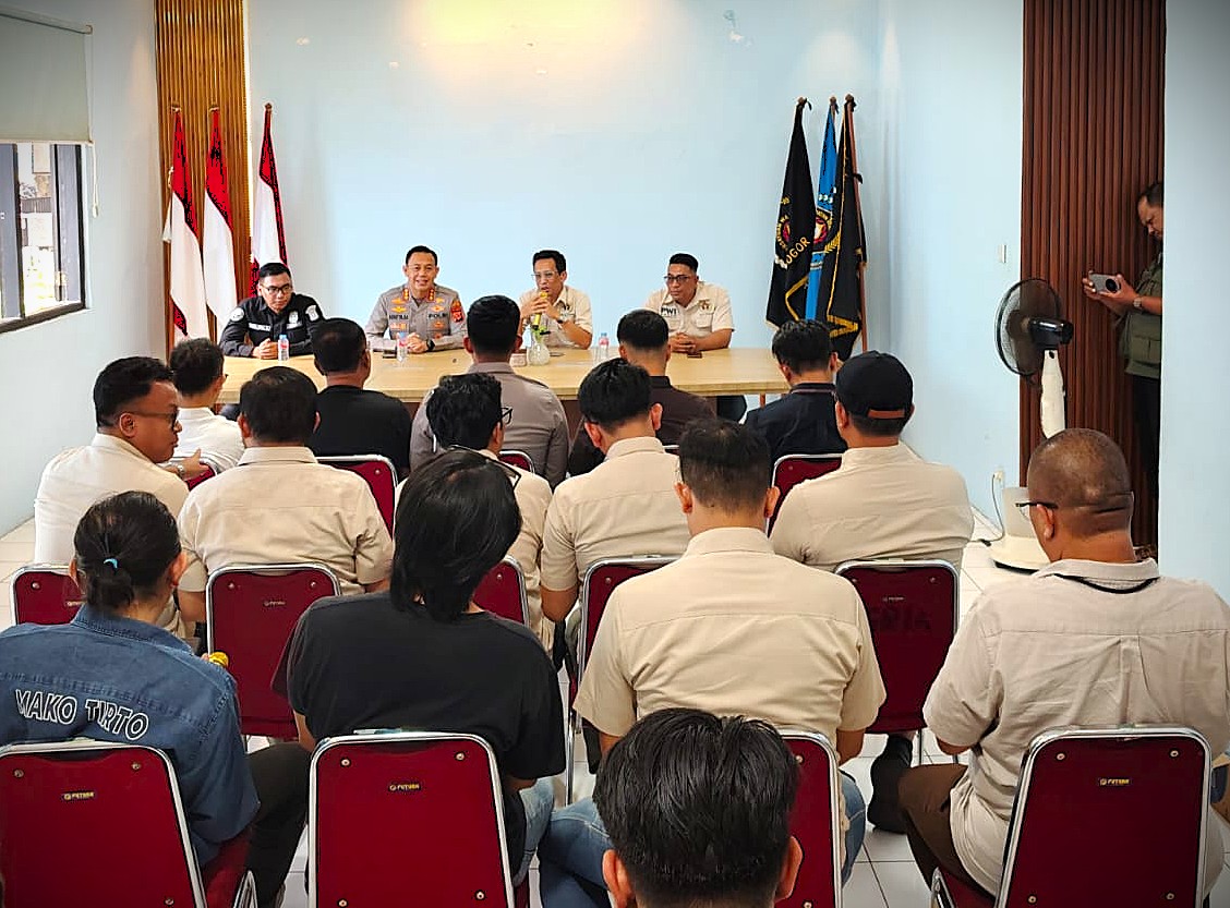 Kapolresta Bogor Kota Sambangi PWI, Perkuat Sinergi Media