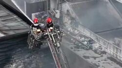 Kebakaran 3 Ruko di Suryakencana Bogor, Pemadaman Berlangsung 7 Jam 6 etugas pemadam kebakaran menangani kebakaran yang melanda tiga ruko di Jalan Suryakencana, Kelurahan Gudang, Bogor Selatan, pada Minggu, 25 Oktober 2026.